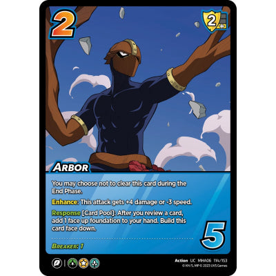 Arbor, 114/153, UC, UniVersus, MHA06 Jet Burn