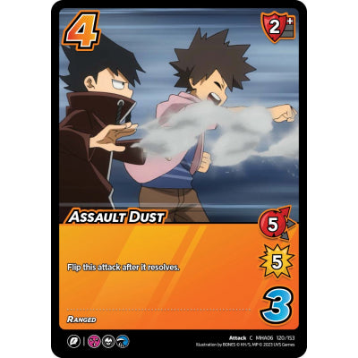 Assault Dust, 120/153, C, UniVersus, MHA06 Jet Burn