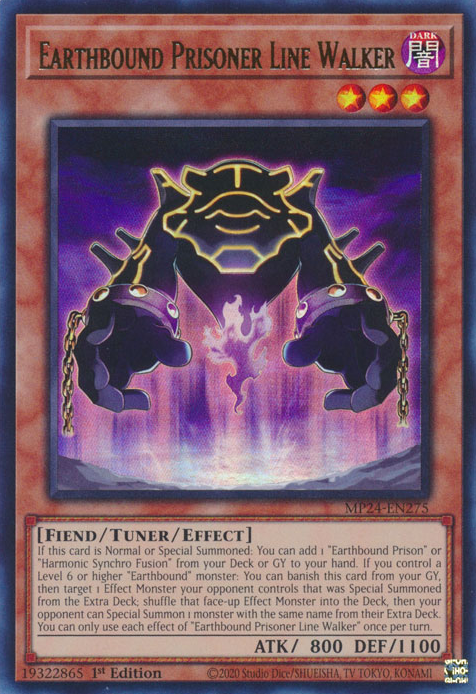 Earthbound Prisoner Line Walker MP24-EN275 Ultra Ultra Rare Yu-Gi-Oh 25th Anniversary Tin: Dueling Mirrors in Art