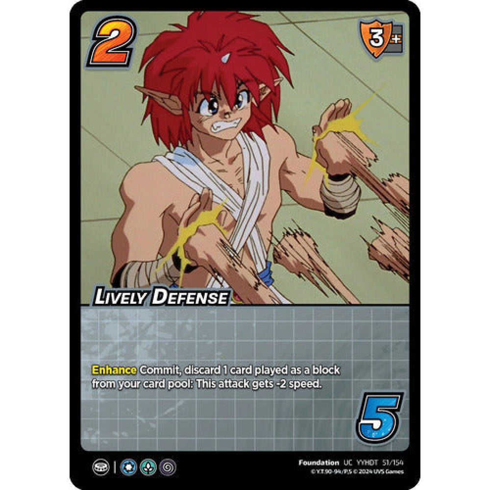 Lively Defense, 51/154, UC, UniVersus, Yu Yu Hakusho: Dark Tournament