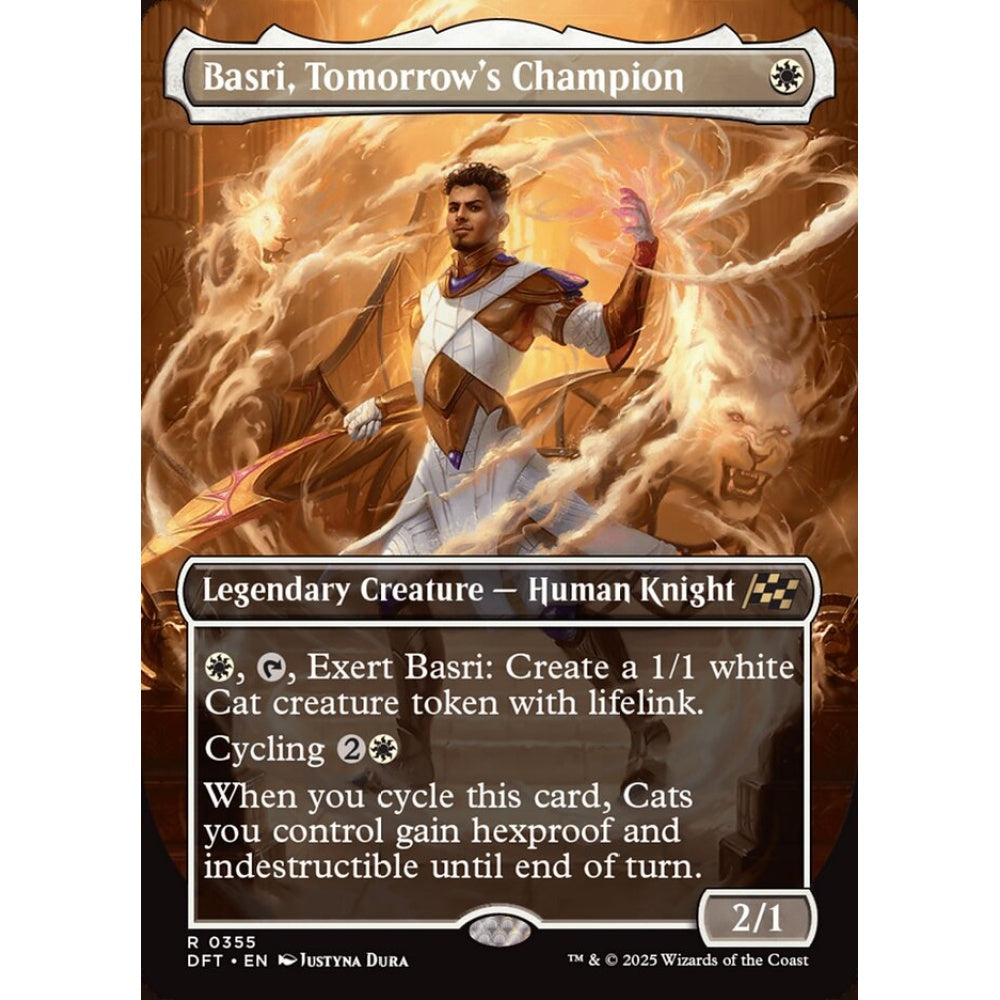 Basri, Tomorrow's Champion, 355, rare, Magic: The Gathering, Aetherdrift