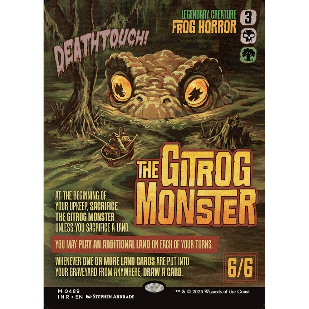 The Gitrog Monster, 489, mythic, Magic: The Gathering, Innistrad Remastered