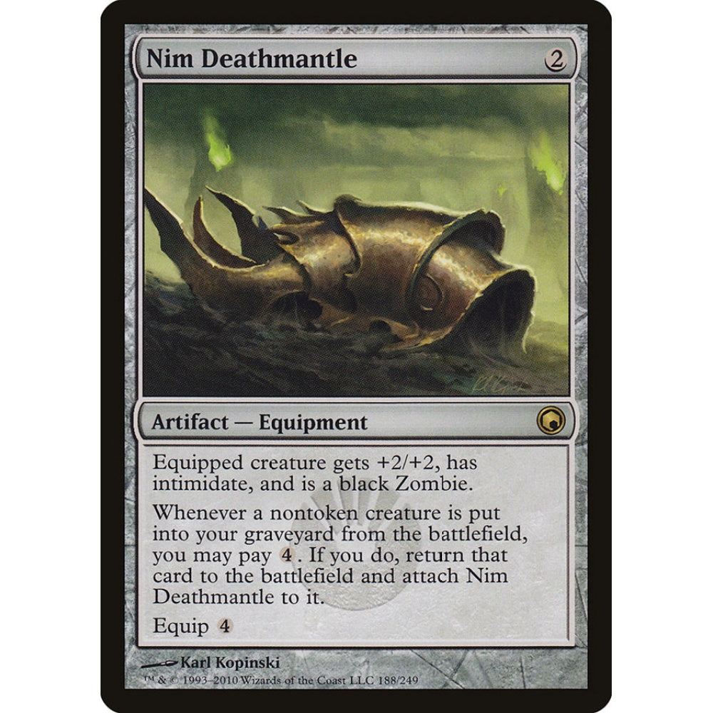 Nim Deathmantle rare 188 Magic the Gathering Scars of Mirrodin