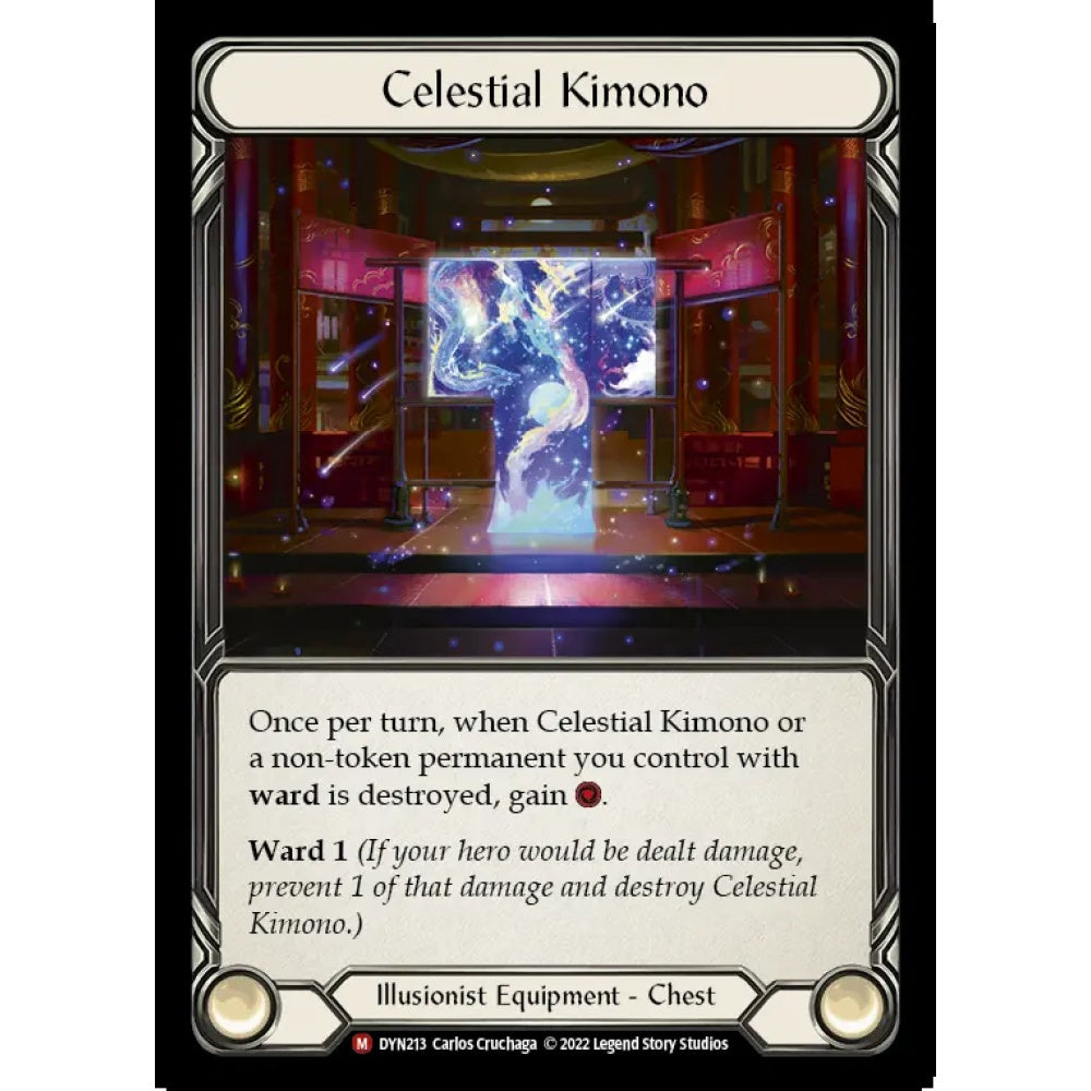 Celestial Kimono DYN213 Majestic Flesh & Blood Trading Card Game Dynasty in Regular Art