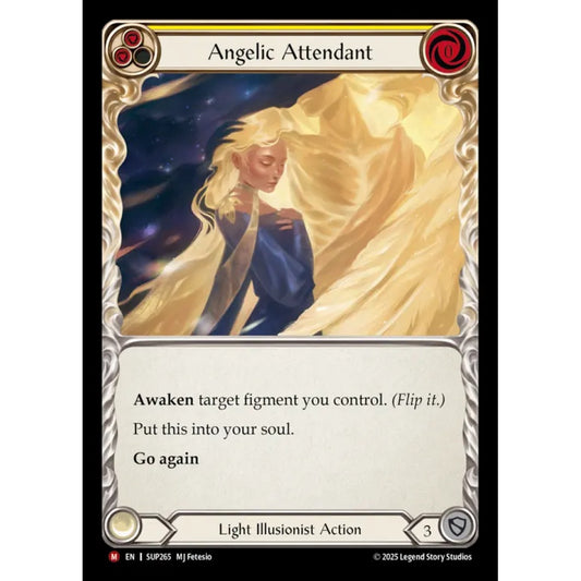 Angelic Attendant SUP265 Majestic Flesh & Blood Trading Card Game Super Slam in Regular Art