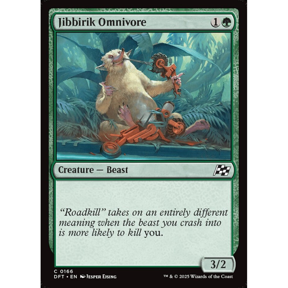 Jibbirik Omnivore, 166, common, Magic: The Gathering, Aetherdrift