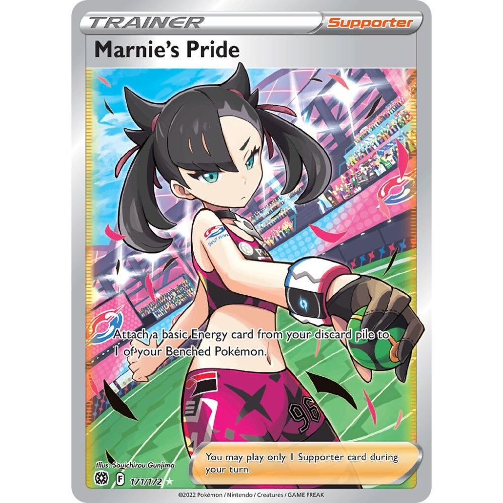 Marnie's Pride Rare Ultra 171/172 Pokemon Card Game Brilliant Stars