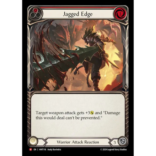 Jagged Edge HNT116 Majestic Flesh & Blood Trading Card Game The Hunted in Regular Art