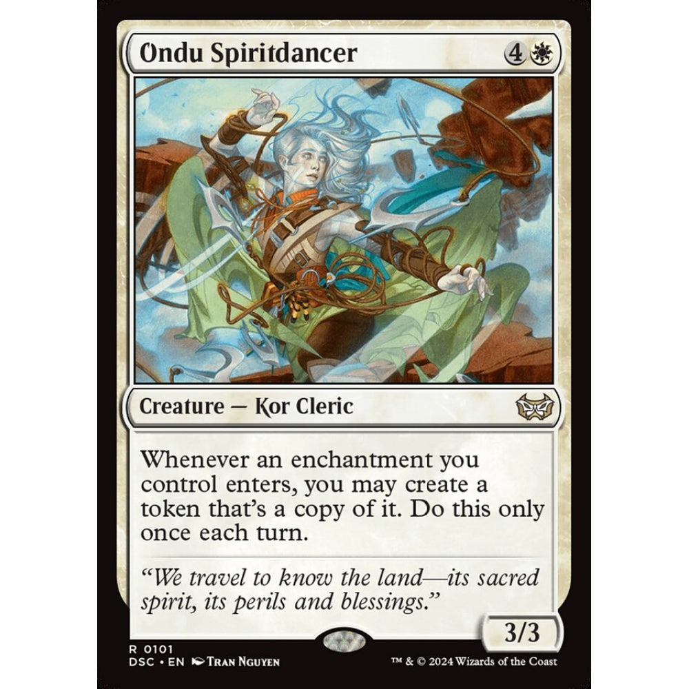 Ondu Spiritdancer, 101, rare, Magic: The Gathering, Duskmourn: House of Horror