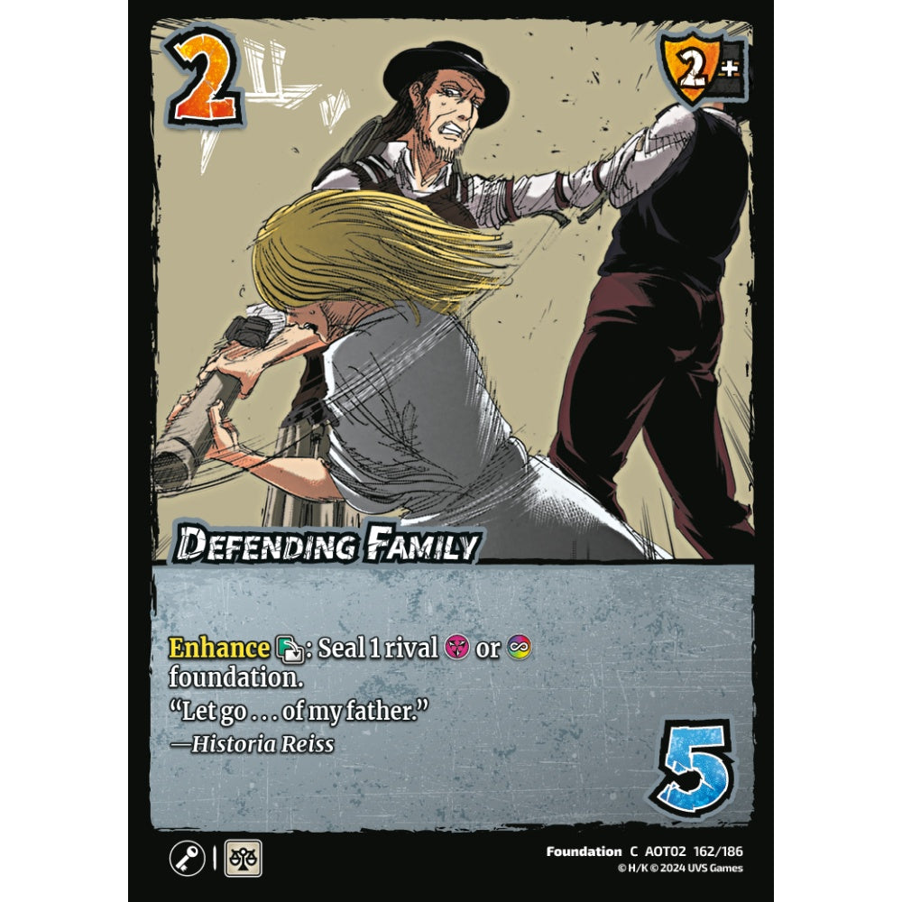 Defending Family, 162/186, AOT02, Universus, Attack on Titan: Origins of Power, Foundation, C