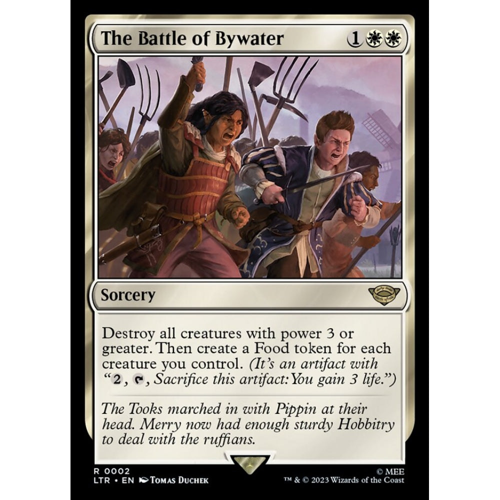 The Battle of Bywater, rare, 2, Magic the Gathering, The Lord of the Rings: Tales of Middle-earth