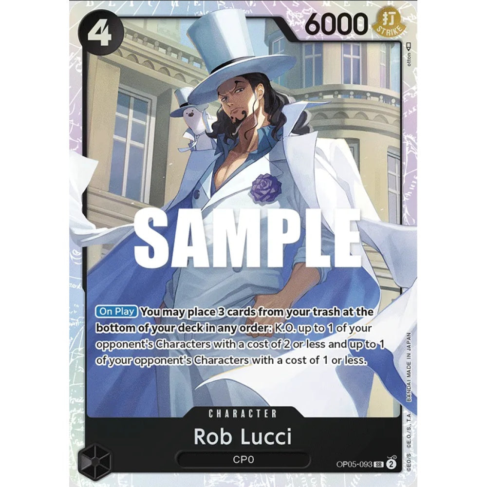 Rob Lucci, OP05-093, Super Rare, One Piece, Awakening of the New Era