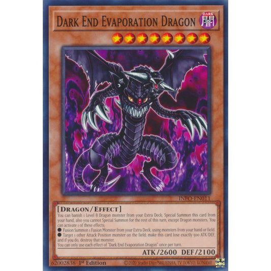 Dark End Evaporation Dragon INFO-EN011 Common Common Yu-Gi-Oh The Infinite Forbidden in Art