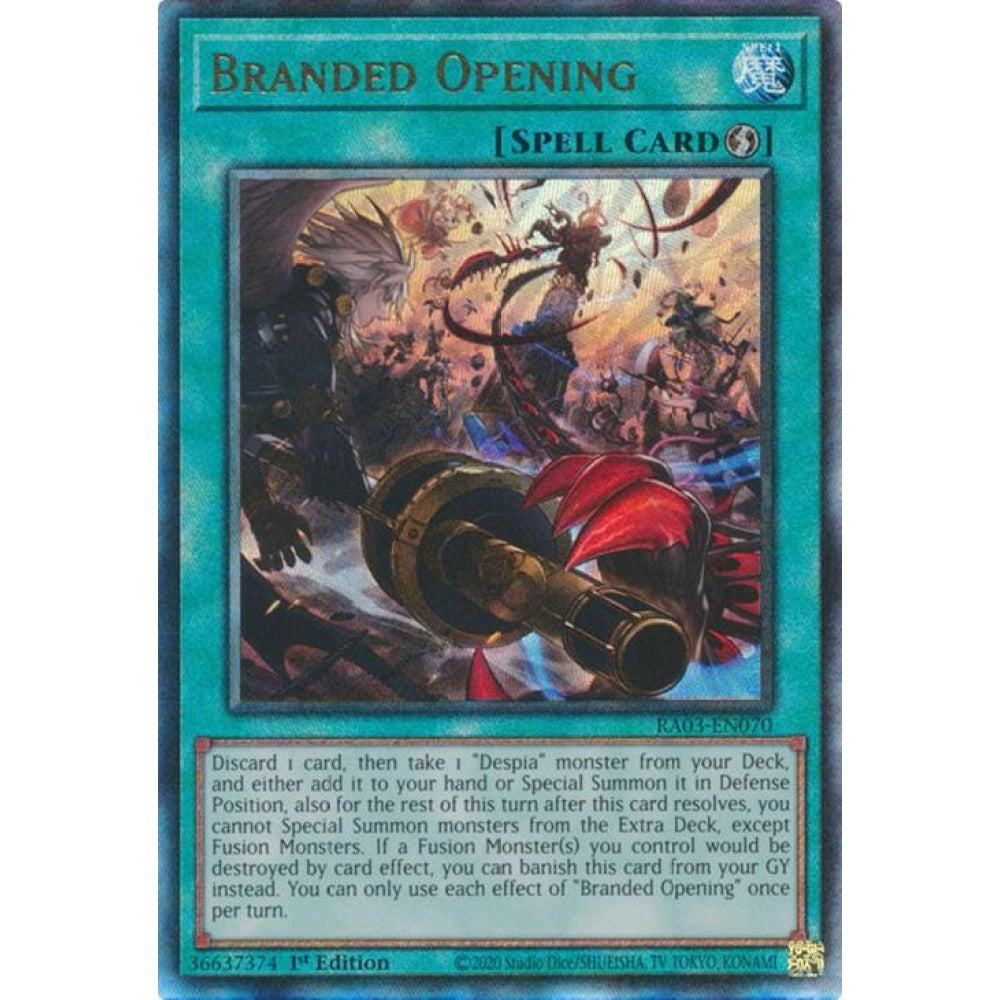 Branded Opening (PUR) RA03-EN070 Ultimate Rare Yu-Gi-Oh Quarter Century Bonanza