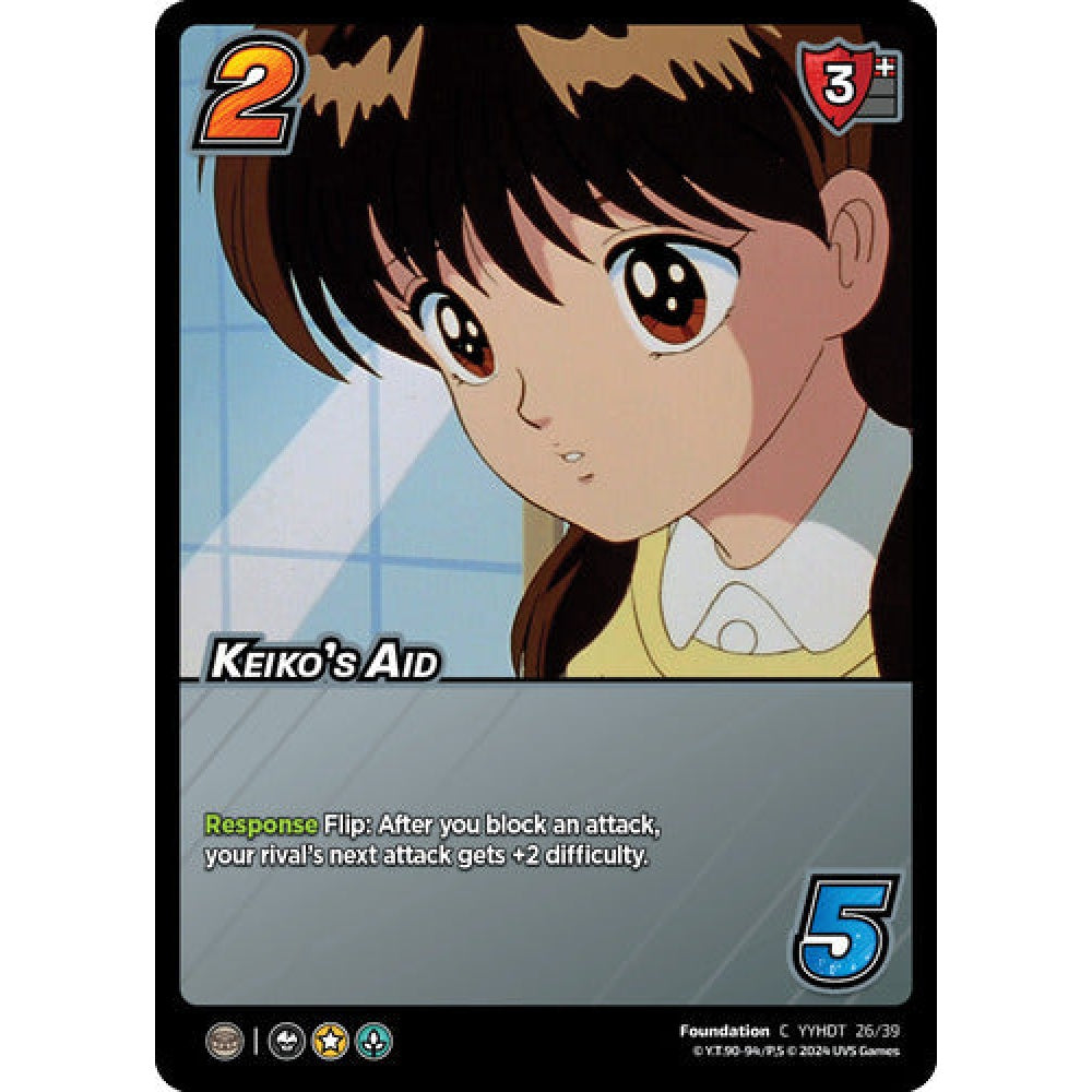 Keiko's Aid, 26/39, C, UniVersus, Yu Yu Hakusho: Dark Tournament