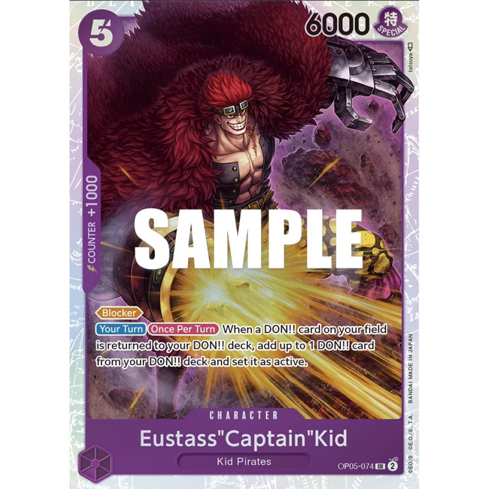Eustass"Captain"Kid, OP05-074, Super Rare, One Piece, Awakening of the New Era