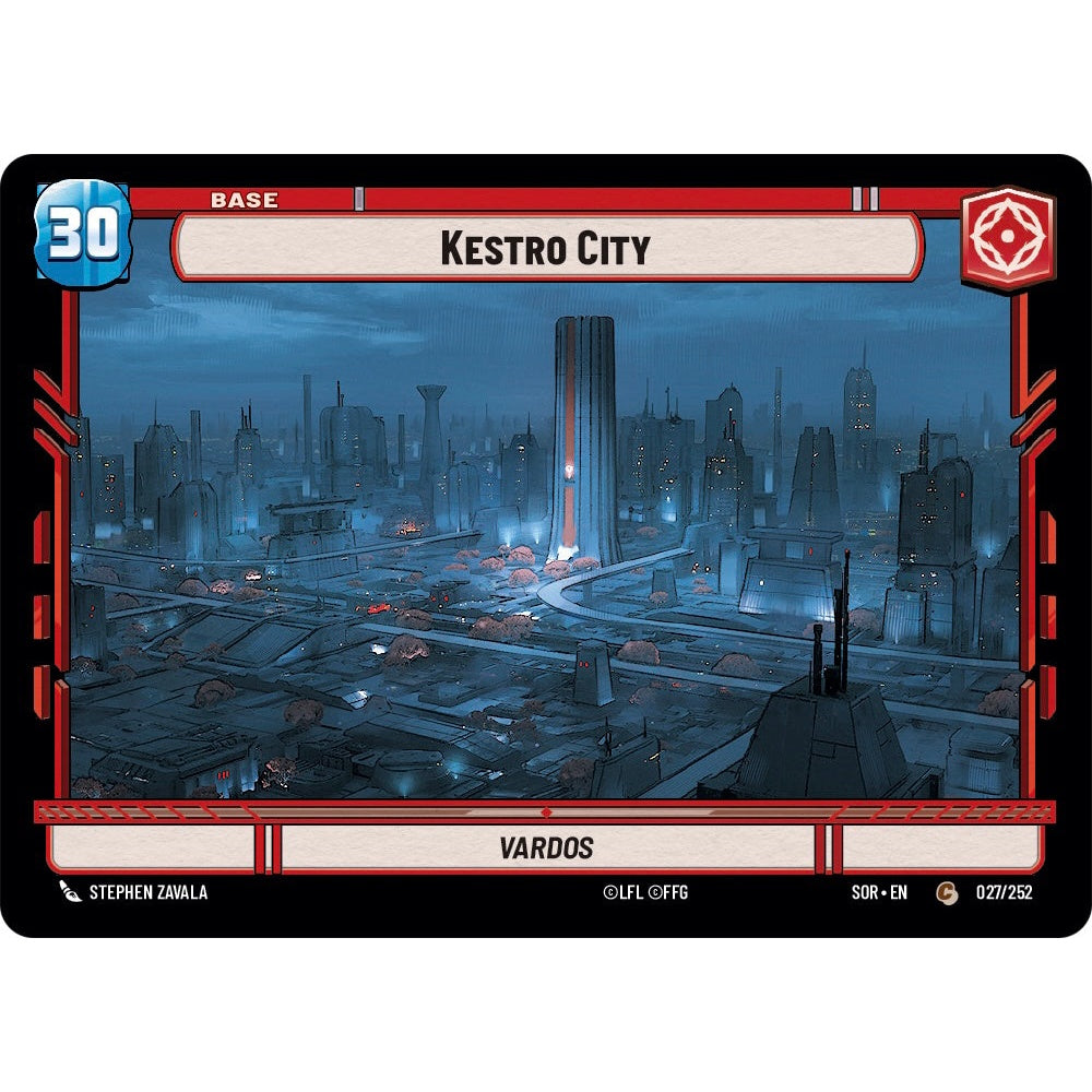 Kestro City / Shield Token, 27, C, Star Wars Unlimited, Sparks Of Rebellion