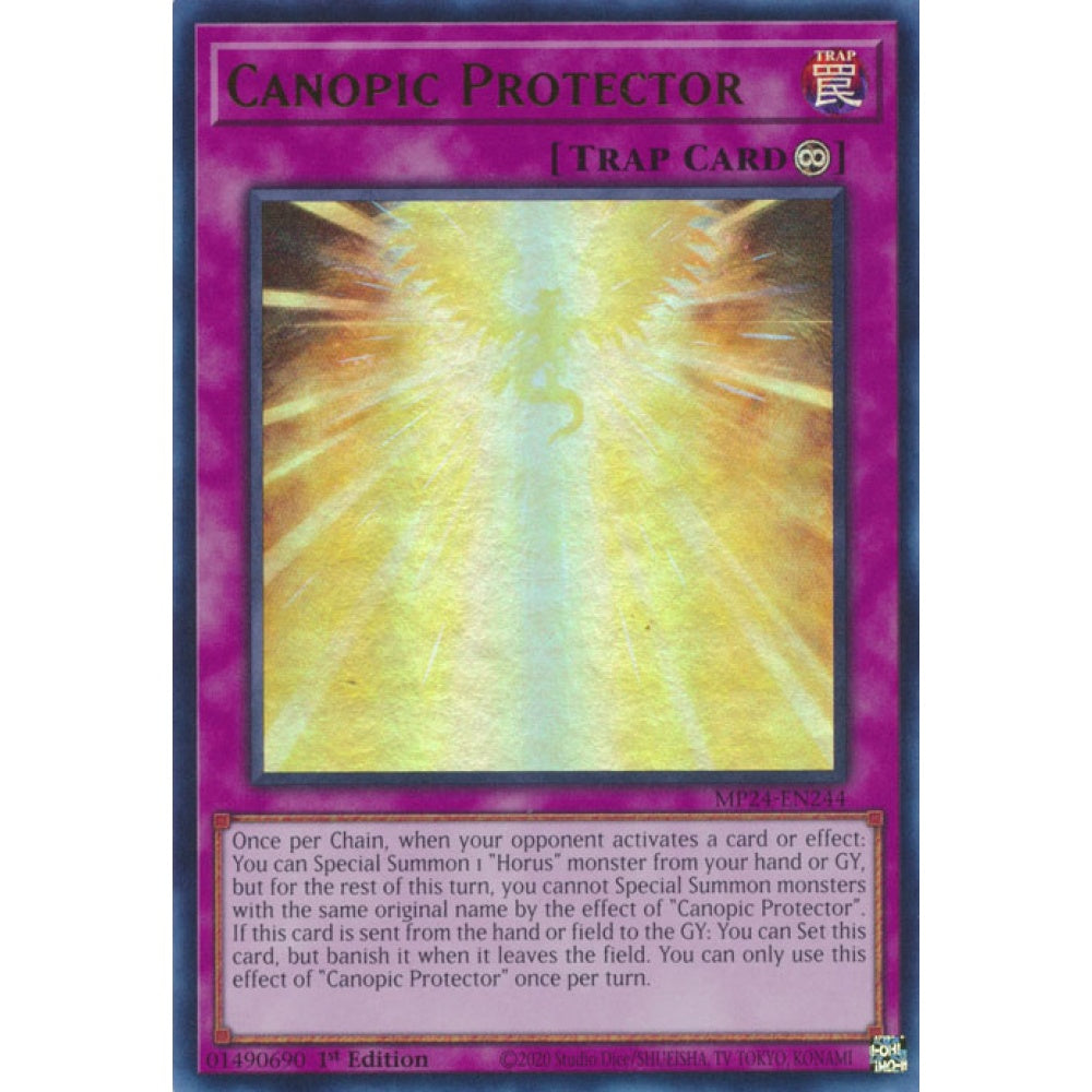 Canopic Protector AGOV-EN076 Super Super Rare Yu-Gi-Oh Age of Overlord in Art