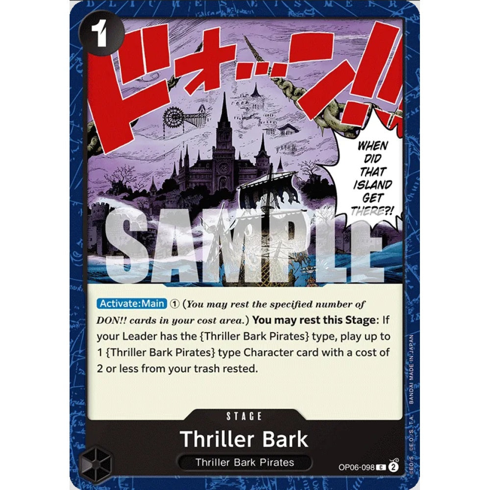 Thriller Bark, OP06-098, Common, One Piece, Wings of the Captain