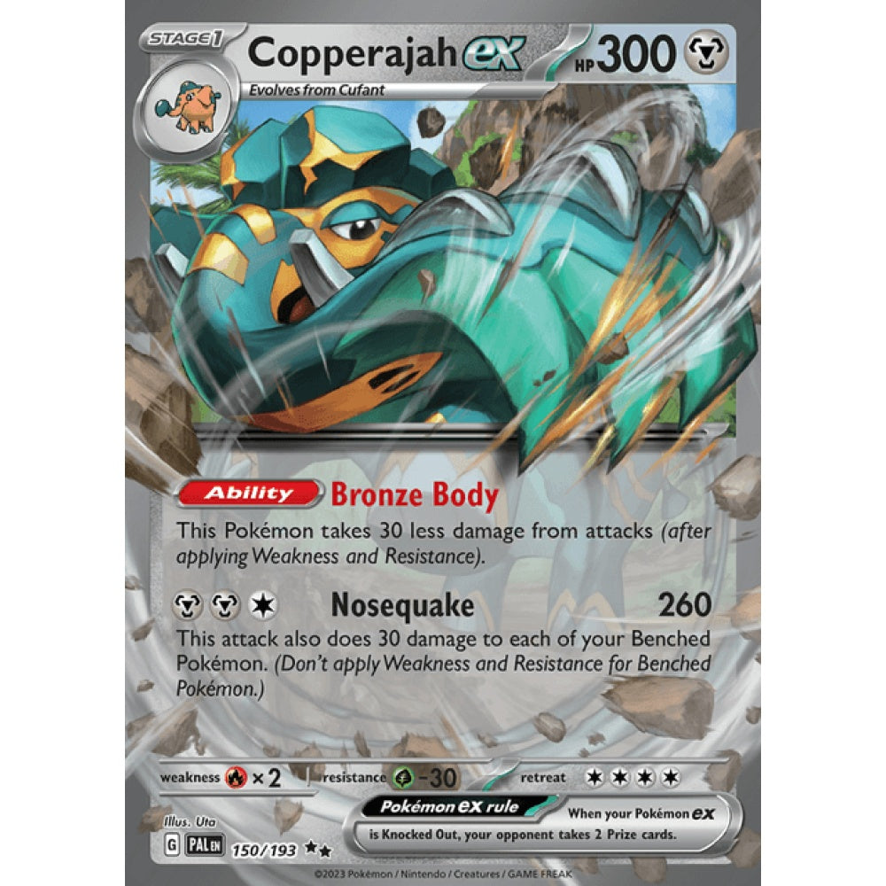 Copperajah ex Double Rare 150/193 Pokemon Card Game Paldea Evolved
