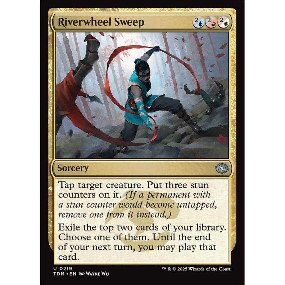 Riverwheel Sweep uncommon 219 Magic the Gathering Tarkir: Dragonstorm