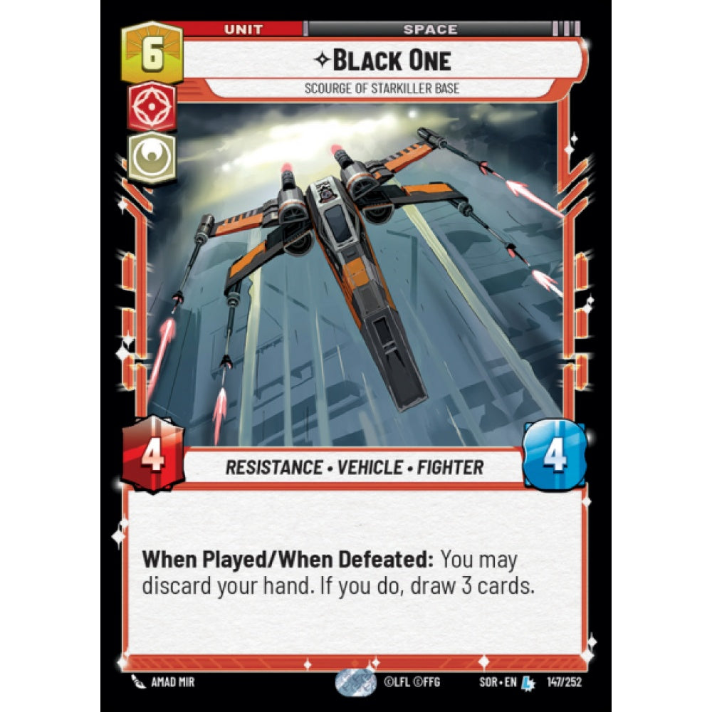 Black One, 147, L, Star Wars Unlimited, Sparks Of Rebellion