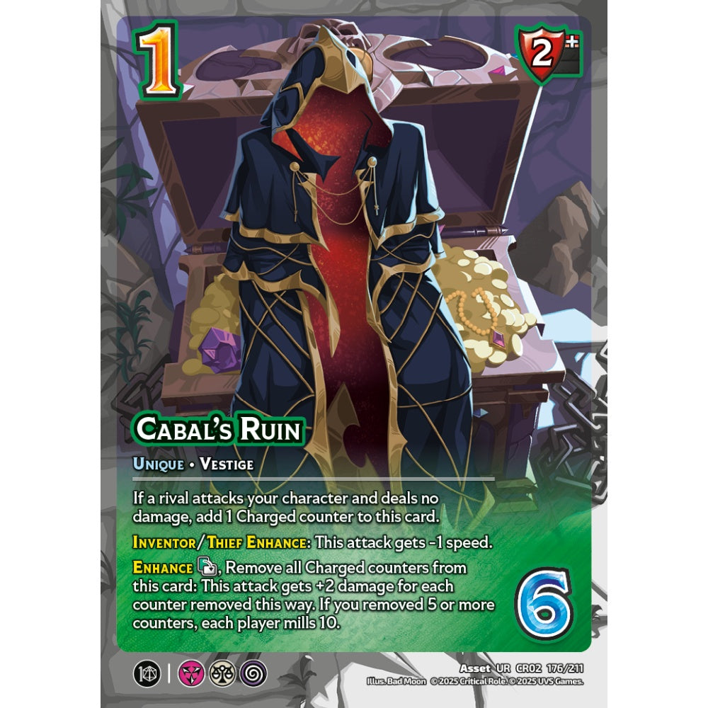 Cabal’s Ruin, 176/211, CR02, Universus, Critical Role: Heroes Of Exandria, Asset, UR