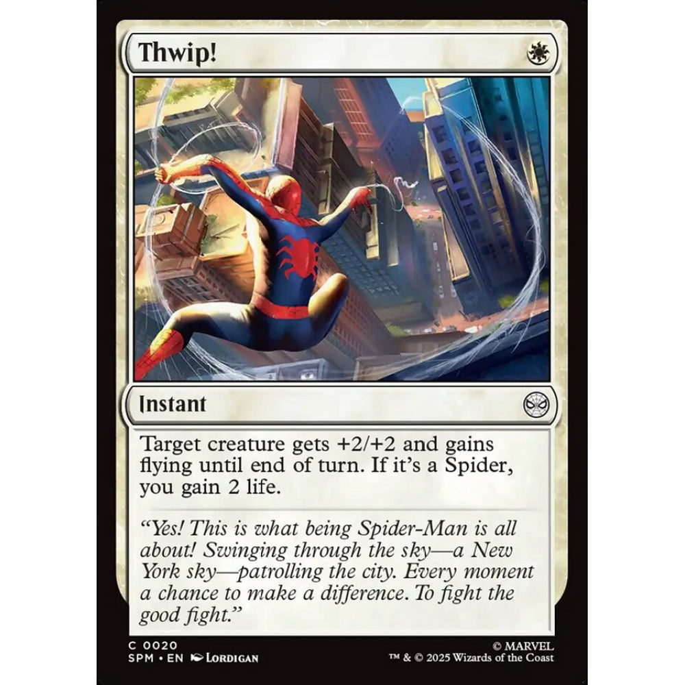 Thwip! common 20 Magic the Gathering Marvel's Spider-Man