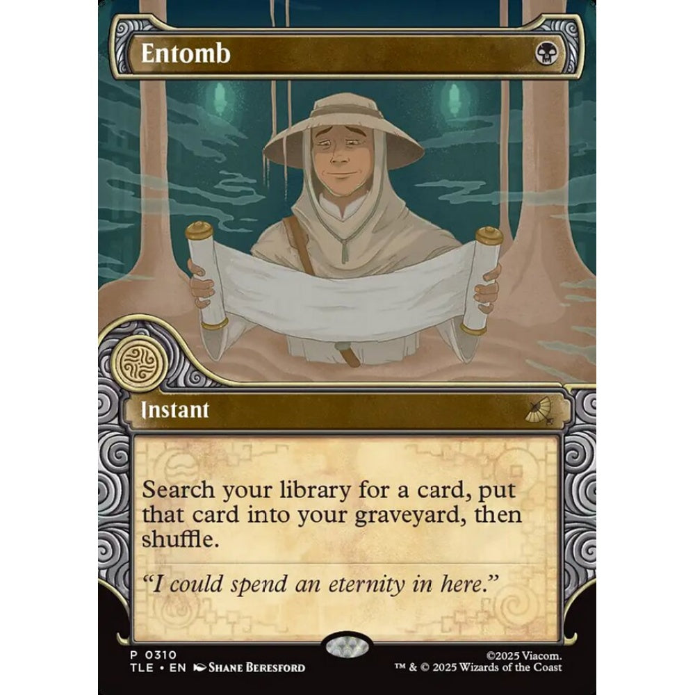Entomb rare 310 Magic the Gathering Avatar: The Last Airbender Eternal