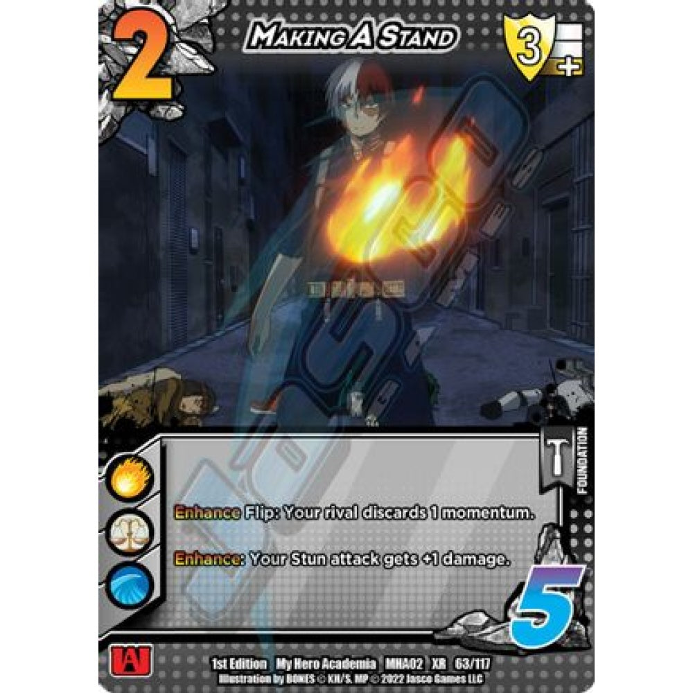 Making A Stand, 63/117, XR, UniVersus, MHA02 Crimson Rampage