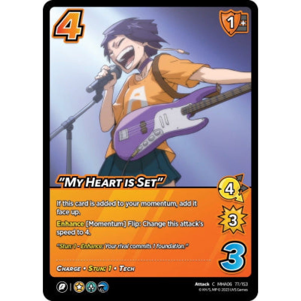 "My Heart is Set", 77/153, C, UniVersus, MHA06 Jet Burn
