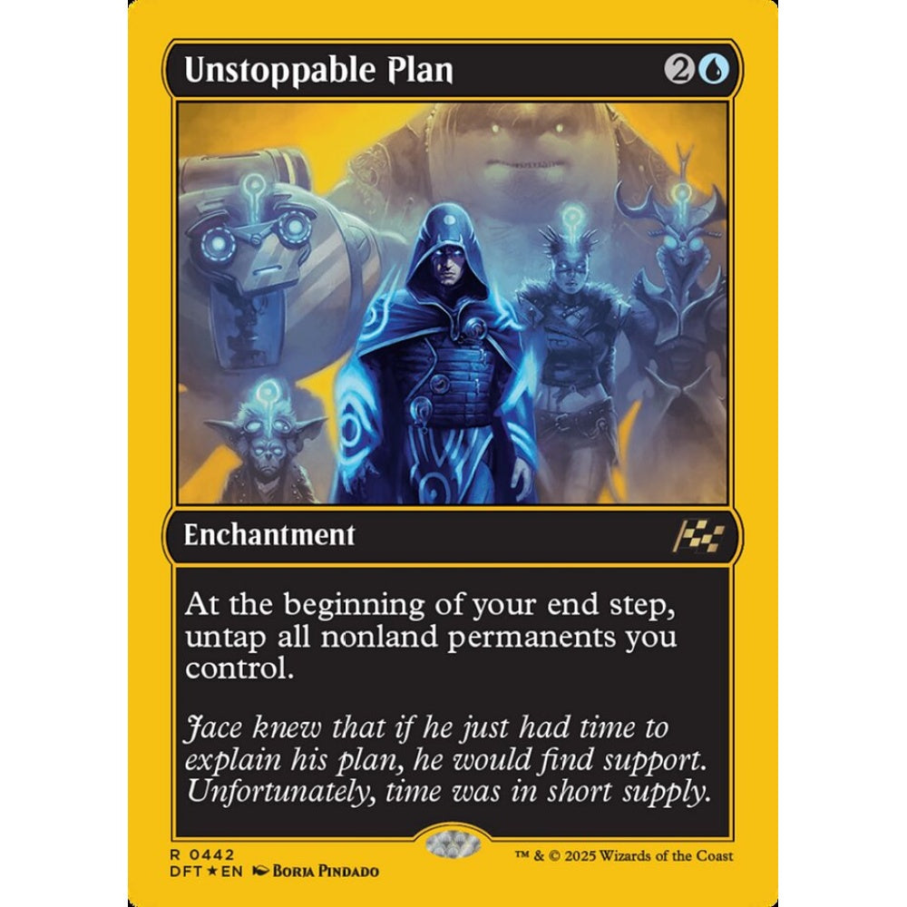 Unstoppable Plan, 442, rare, Magic: The Gathering, Aetherdrift