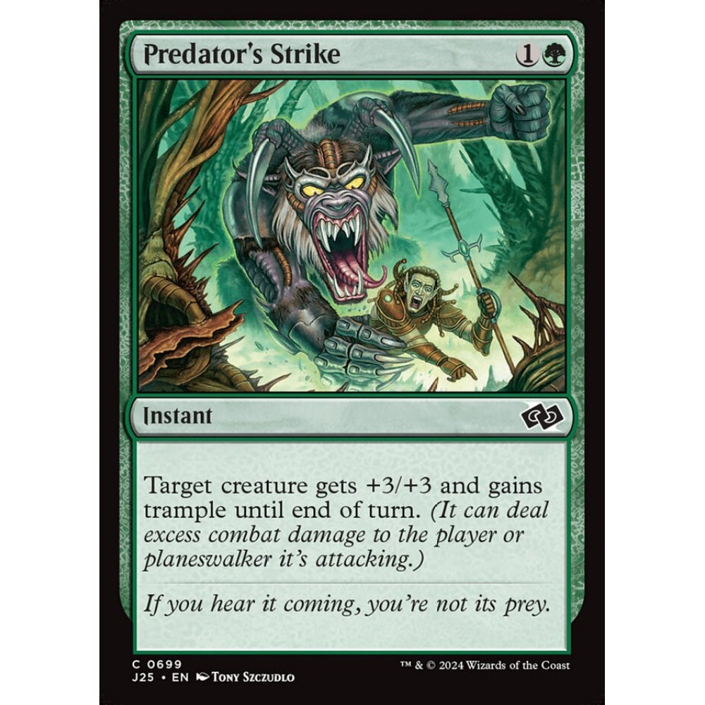 Predator's Strike, 699, common, Magic: The Gathering, Foundations Jumpstart