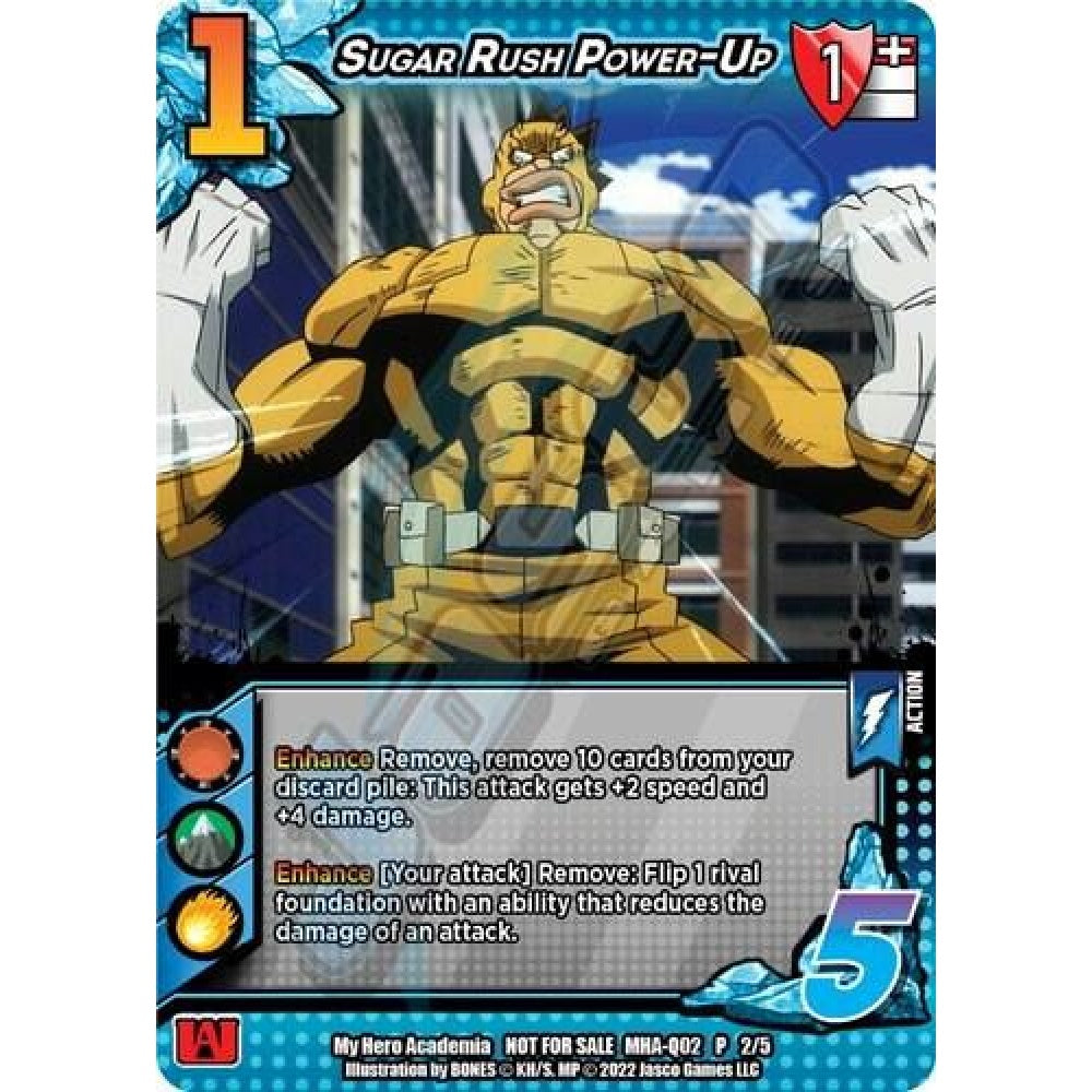 Sugar Rush Power-Up, 2/5, MHA-Q02, Universus, MHA Promos, nan