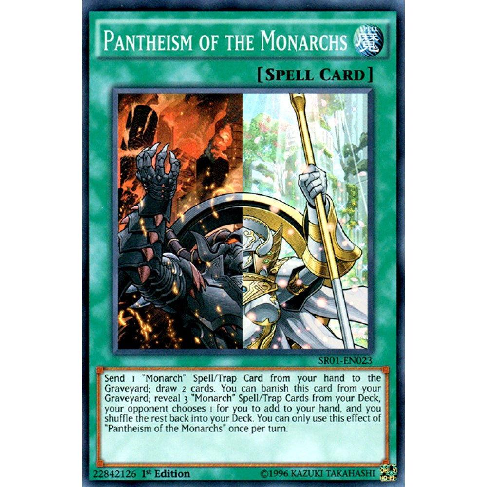Pantheism of the Monarchs RA04-EN261 Platinum Platinum Secret Rare Yu-Gi-Oh Quarter Century Stampede