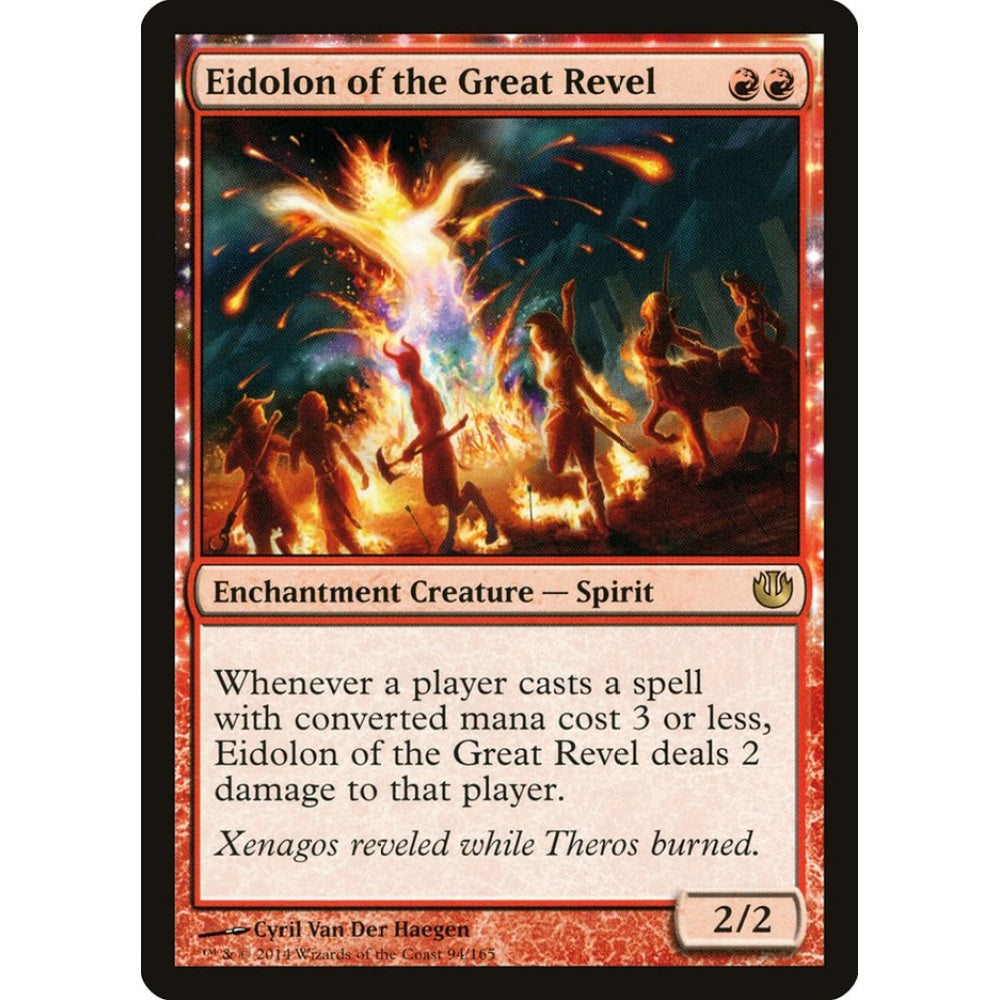 Eidolon of the Great Revel rare 94 Magic the Gathering Journey into Nyx Italian