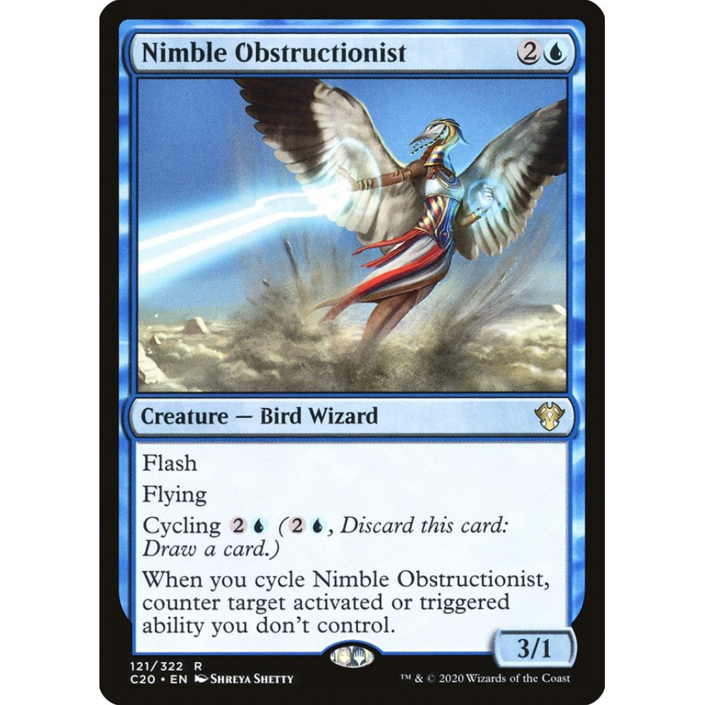Nimble Obstructionist rare 121 Magic the Gathering Commander 2020