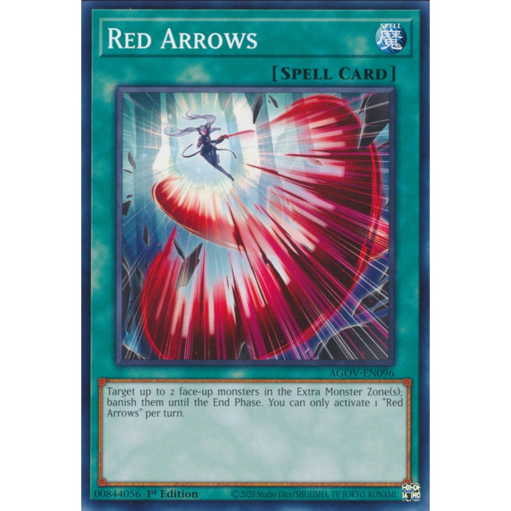 Red Arrows, AGOV-EN096, Common, Yu-Gi-Oh!, Age of Overlord