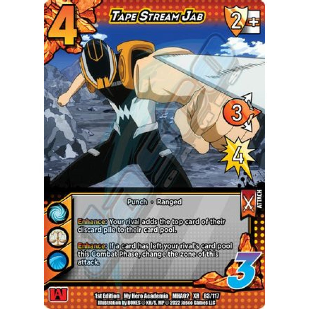 Tape Stream Jab, 83/117, XR, UniVersus, MHA02 Crimson Rampage