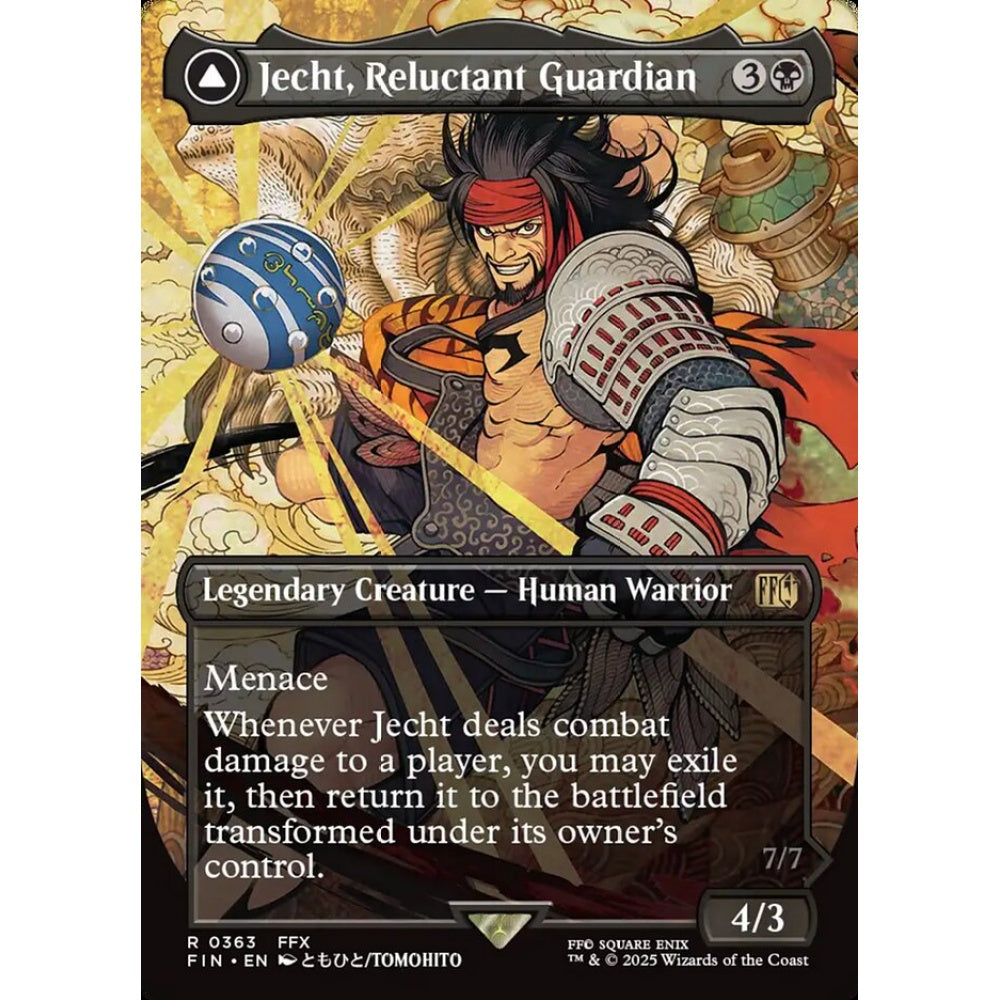 Jecht, Reluctant Guardian // Braska's Final Aeon rare 363 Magic the Gathering Final Fantasy