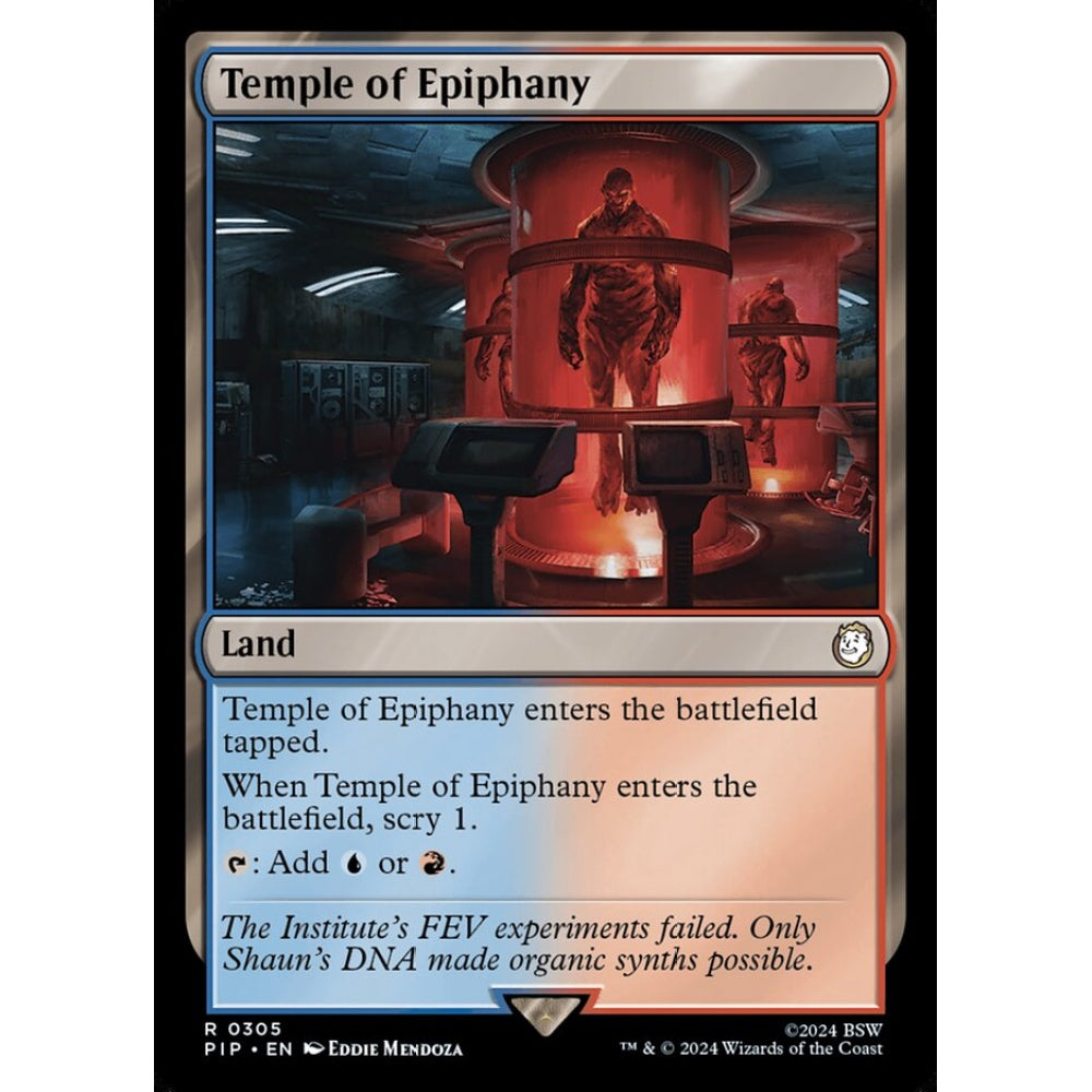 Temple of Epiphany rare 305 Magic the Gathering Fallout