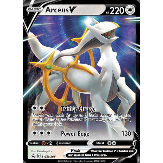 Arceus V Black Star Promo SWSH306 Pokemon Card Game Sword & Shield Promos