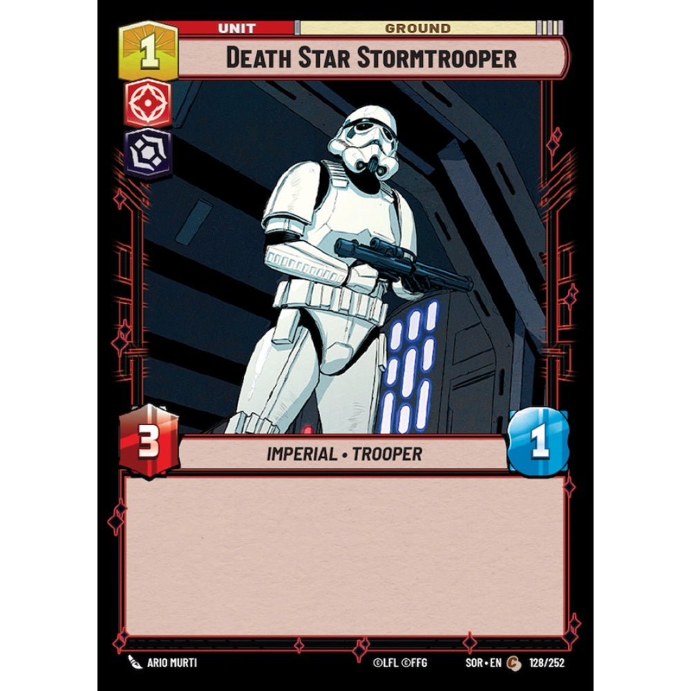 Death Star Stormtrooper, 128, C, Star Wars Unlimited, Sparks Of Rebellion