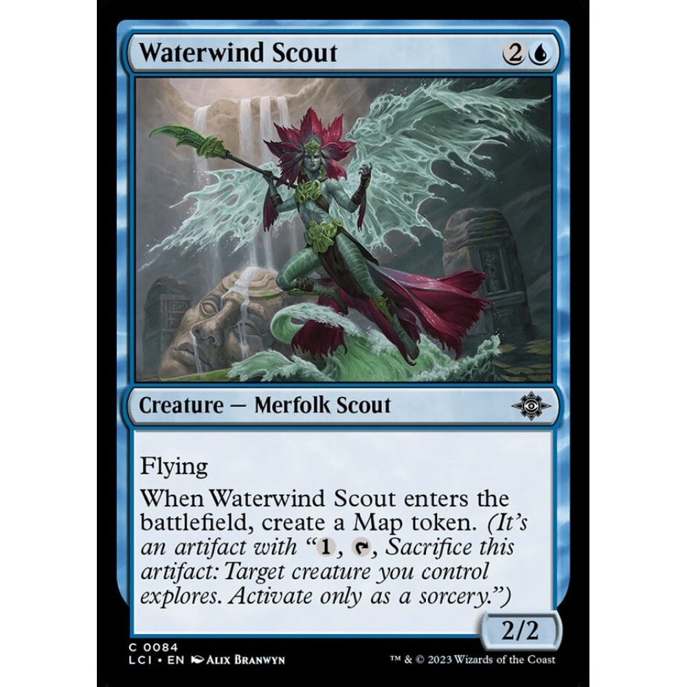 Waterwind Scout common 84 Magic the Gathering The Lost Caverns of Ixalan