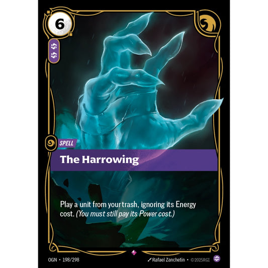 The Harrowing OGN-198/298 Riftbound Card Game Origins Rare
