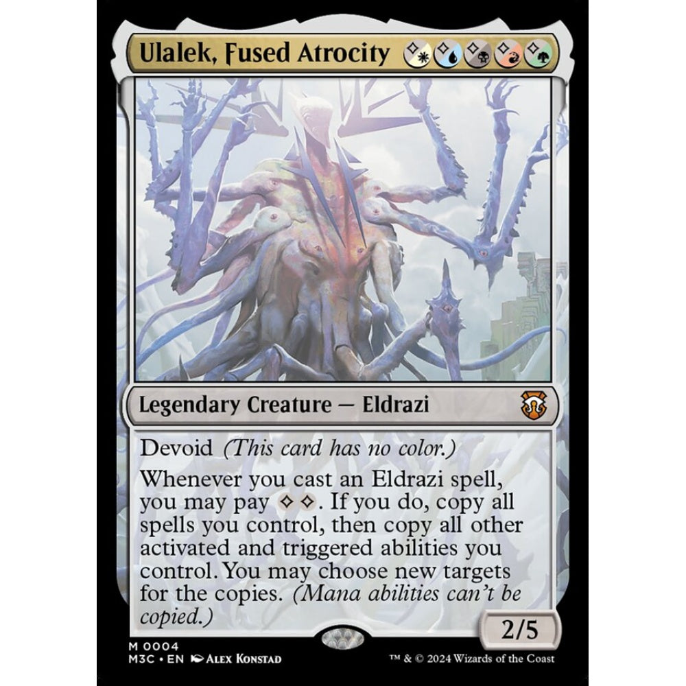 Ulalek, Fused Atrocity, 4, mythic, Magic: The Gathering, Modern Horizons 3