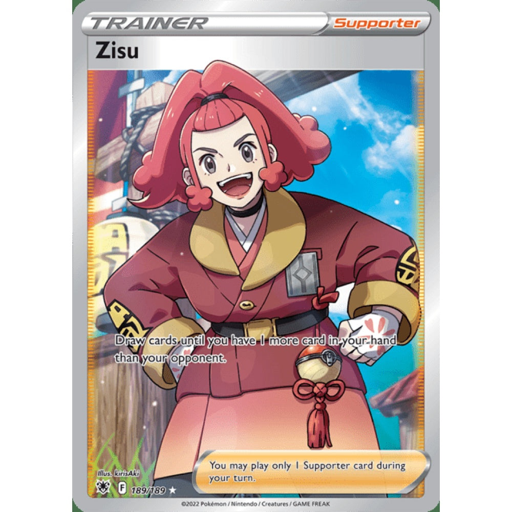 Zisu Full Art 189/189 Pokemon Card Game Astral Radiance