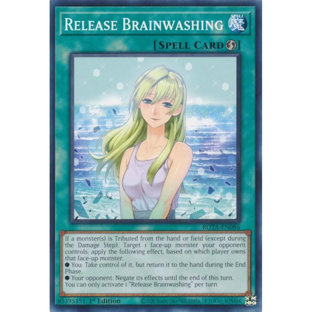 Release Brainwashing ROTA-EN086 Common Yu-Gi-Oh Rage of the Abyss