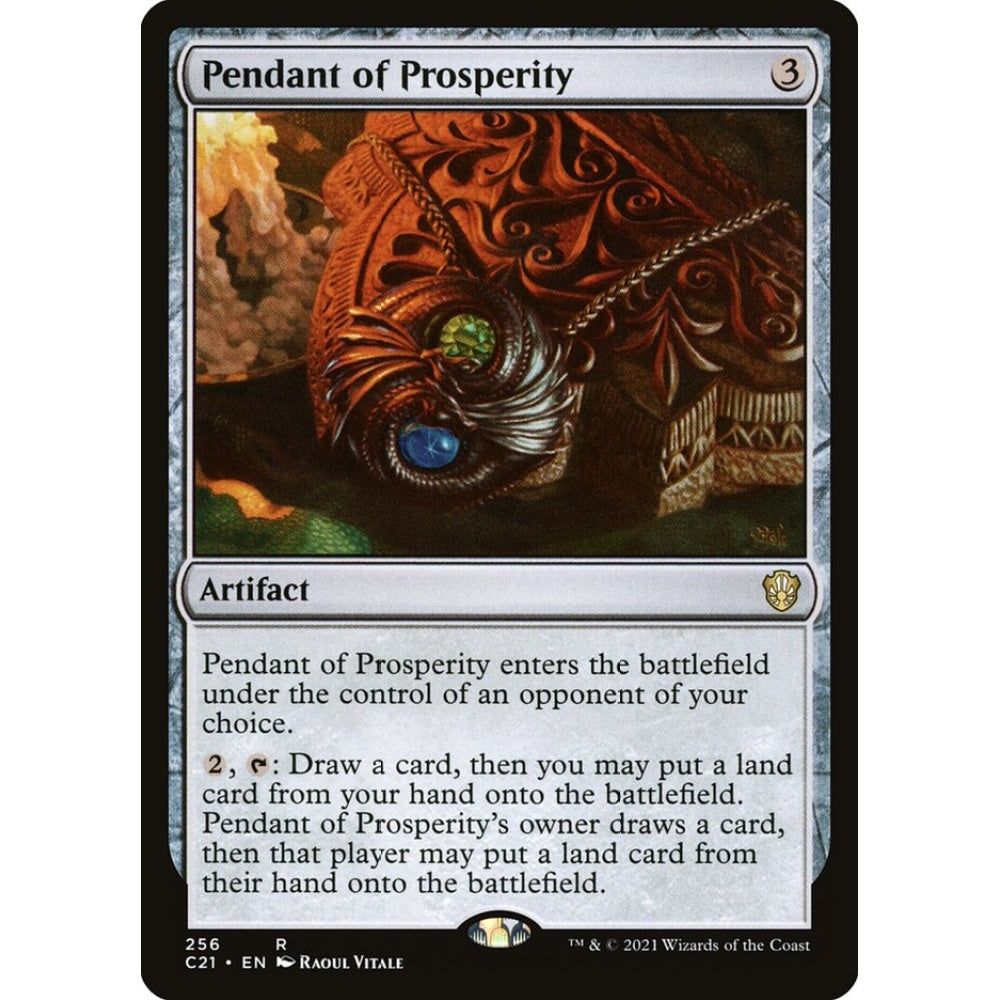 Pendant of Prosperity rare 256 Magic the Gathering Commander 2021