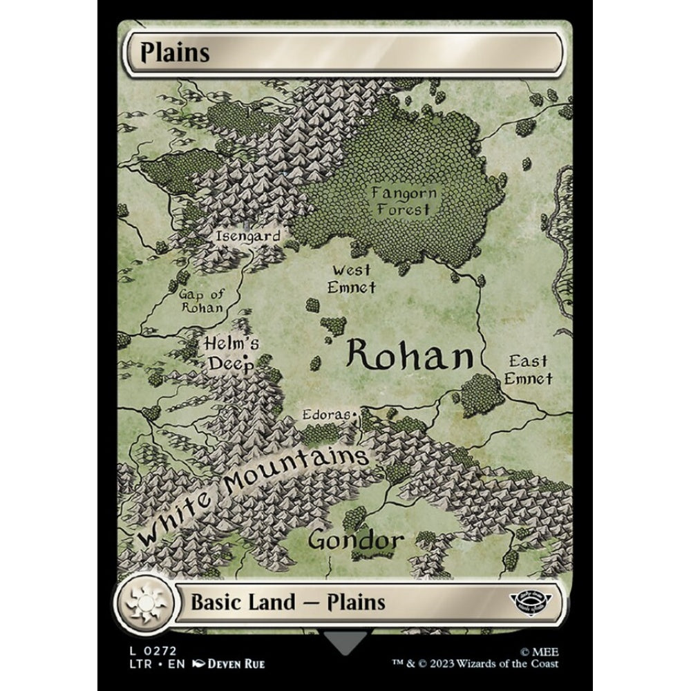 Plains, common, 272, Magic the Gathering, The Lord of the Rings: Tales of Middle-earth